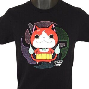 Yo-Kai Watch T Shirt Mens Size XS Black Video Game Japanese Manga Series